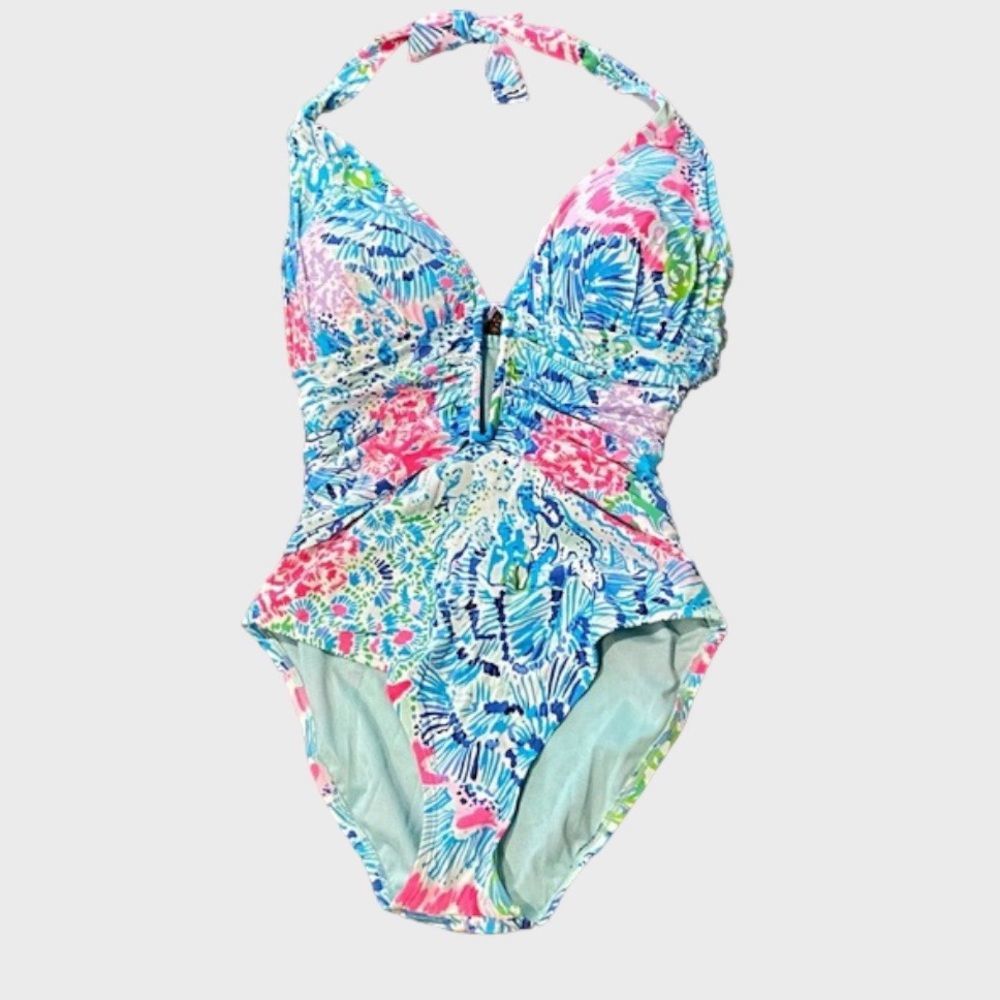 Lilly Pulitzer Women’s Lanai Halter One Piece